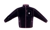 Spyder Active Sports SY-03752 S Mens Outlaw VIII Fleece Jacket Black/Arm Small