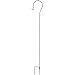 New Creative 24268 Garden Essentials Metal Shepherd Pole, Black, 54-Inches Tall