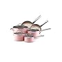 Millennium Pink 10-Piece Porcelain Cookware Set