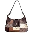 Gigi Chantal Brown Patch Tapestry Purse