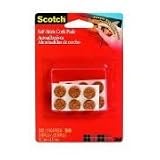 Buy 3M Scotch 757ES Self-Stick Floor Care Pads 1-1 8-Inch White, 6-Pack by 3M