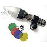 Fantasea LED Pro Set, Multi Purpose Flashlight with diffusion Cone and Multi Color Discs, Depth Rated to 100m/330 feet.