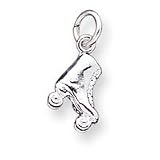 Sterling Silver Roller Skate Charm