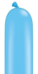 Qualatex 260Q Twister Balloons, Pale Blue - Pack of 100