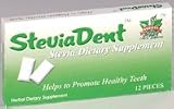 SteviaDent Chewing Gum, 12 pieces
