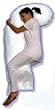 Snoozer Full Body Pillow - Premium Comforel Synthetic Down Filler