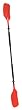 Kwik Tek Deluxe Kayak Paddle 2 sect Alum 84" Curved Blade