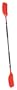 Kwik Tek Deluxe Kayak Paddle 2 sect Alum 84" Curved Blade