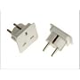 S.M.J. European Travel Adapter SMJTAEUPC - Twin Pack