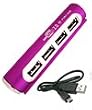 Samsung High Speed USB 2.0 Pillared 4-Port Hub (Magenta) laptop
