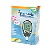 Abbott FreeStyle Freedom Lite Blood Glucose Monitor Monitoring System - No Coding Required! Includes carrying case Diabetic