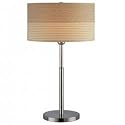 Table Lamp, Ps W/2-Tone Off-White Shade, Type A 150W