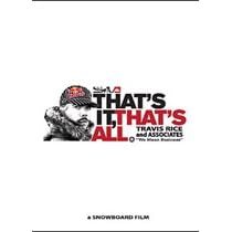 【クリックで詳細表示】【スノーボード DVD】 That’s It That’s All (ザッツ・イット・ザッツ・オール) 日本語字幕版 [DVD]