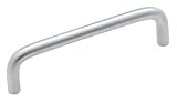 Amerock Solid Brass 96mm Pull Dull Chrome