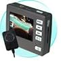 Button Pinhole Video Camera + DVR - Hidden surveillance pinhole spy camera disguised as a shirt button with a pocket sized DVR