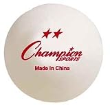 Champion Sports 2STAR Table Tennis Ball (1 Gross)