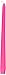 Zest Candle 12-Piece Taper Candles, 10-Inch, Hot Pink
