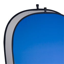 Walimex Faltreflektor Set (180 x 210 cm) grau/blau Preisvergleich