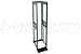 Map Racks - Middle Atlantic Open Frame 4 Post Rack w/12-24 Threaded Rackrail