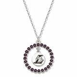Los Angeles Lakers Spirit Crystal Logo Wreath Necklace