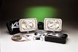 69 Series Long Range Light 6 in. x 9 in. Rectangle Clear Lens Chrome Housing 100 Watts Pair of Lights
