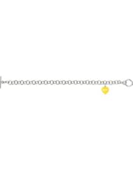 Sweethearts® Enamel Heart Charm Bracelet Sterling Silver " Love " 85511