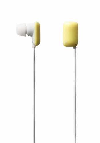 ELECOM カナルタイプヘッドホン GUM イエロー EHP-CIN10YL