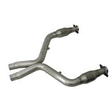 BBK 1637 2-3 4 Short X-Pipe with Converters for Ford Mustang by BBK