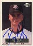 Roger Bailey, Bend Rockies - Rockies Affiliate Autographed Card