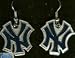 NY Yankees - MLB Team Logo Dangler Earrings