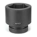 Grey Pneumatic 2-1/2" Drive x 6-7/8" 6 Point Standard Impact Socket (GRY-7220R)
