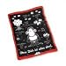 Sheepworld Fleecedecke schwarz Ohne dich ist alles doof!
