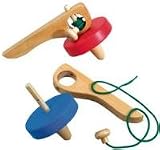 Galt Hand spinning top red 54220