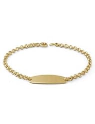 Boys And Girls Fine Jewelry - 6" 14K Yellow Gold ID Bracelet