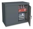 Storelogic 1UFB8 Unassembled Storage Cabinet, H30, W36, Gray
