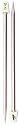 Silvalume Single Point Knitting Needles 10"-Size 11 -Silver Pink