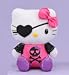 Skull Hello Kitty Plush (Eye patch w/pink Ribbon)