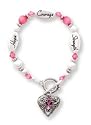 Clearly Charming Breast Cancer Awareness Silver & Crystal Expressively Yours Bracelet