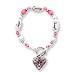 Breast Cancer Awareness Silver & Crystal Expressively Yours Bracelet