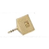 Ex-Pro Gold 3.5mm Stereo Jack Splitter Block iPod MP3 Player Headphone Speaker Adapter - 3.5mm Male to 2 x Female - Gold Plated Connectors