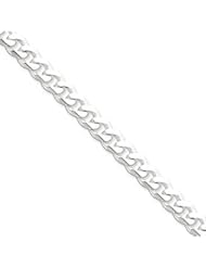 Sterling Silver 8mm Curb Chain QCB220-8"