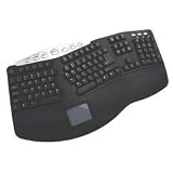 Tru-form Pro Media Contoured Ergo Touchpad Keyboard PS/2 Blk