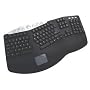 Tru-form Pro Media Contoured Ergo Touchpad Keyboard PS/2 Blk