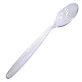 6 1/4 Clear Extra Heavyweight Plastic Spoon (05-0178)