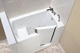 Clarke Air Massage Biscuit Color Bath Low Threshold Walk-In Bathtub A3053D: 53 x 30 x 36