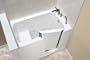 Clarke Total Massage Bath White Color Low Threshold Walk-In Bathtub WA3260D: 60" x 32" x 33"