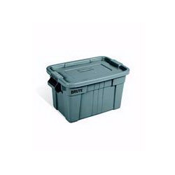 Rubbermaid-Gray BRUTE® Tote with Lid, 19 Gallon 9S31GY Category: Bin Boxes