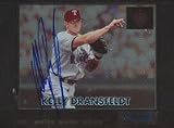 Kelly Dransfeldt, Texas Rangers Autographed Card