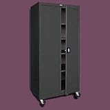 Sandusky Cabinets TA4R 302466-02 Transport Five Shelf Mobile Storage Color: Charcoal