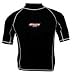 Sporting Goods : Winning Edge Short Sleeve Rash Guard - Black